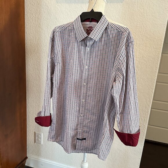 ENGLISH LAUNDRY Dress Shirt with Contrasting Cuffs - XL - Picture 3 of 9